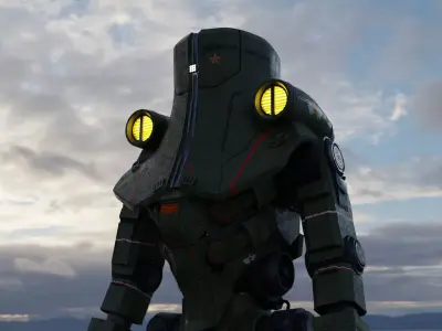 Pacific Rim Cherno Alpha Low-poly 3D model