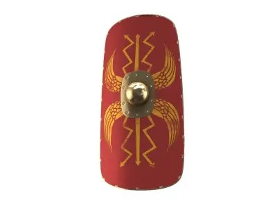 Scutum Roman shield  3D model