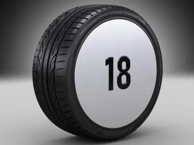 Hankook Ventus V12 Evo 2 17inch 18inch 19inch 3D model