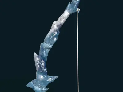 Bow 01 V2 Low-poly 3D model