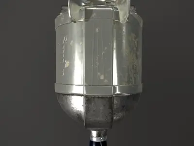 Antique sharpener Low-poly 3D model