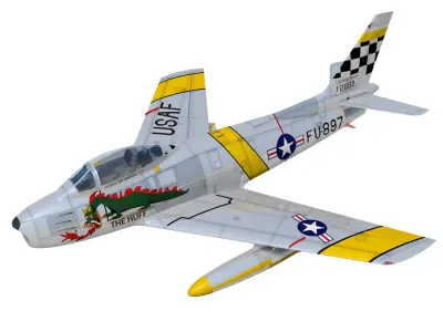 North American F-86 F Sabre 3D model