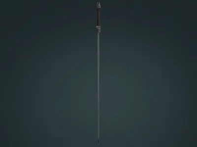 Viking Sword B - Fantasy Weapon Low-poly 3D model