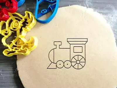 Train Cookie Cutter 3D print model