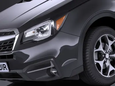 Subaru Forester 2017 3D model purchase