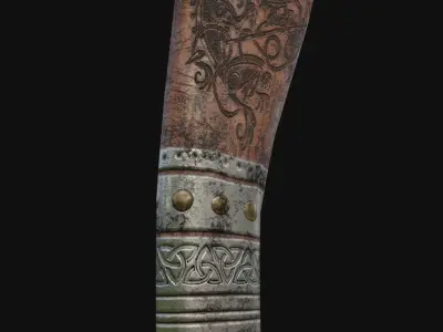 Axe battle 3D model