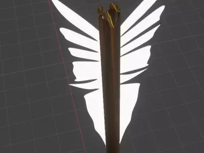 ANCIENT INDIAN ARROW 3D model
