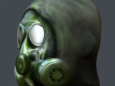 Helmet 3d model military combat Military Low-poly Low-poly 3D model 28