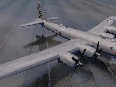 Boeing B-29 Superfortress 3D model by chipbasschao