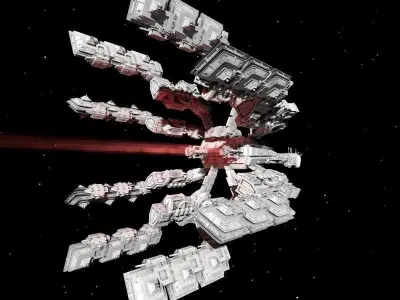 Spaceship Mutabor Free 3D model
