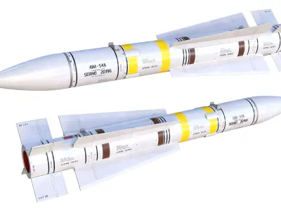 AIM-54A Phoenix 3D model