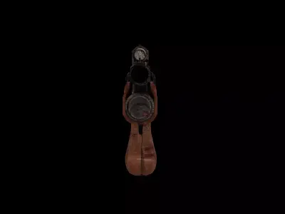 Zombie Shotgun 3D model