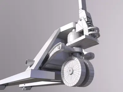 Pallet truck Low-poly 3D model buy