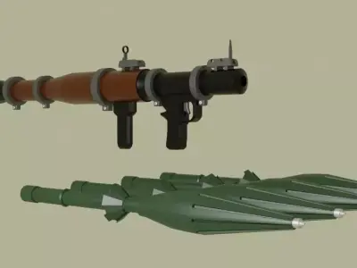 Rocket launcher  3D model