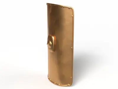 Game-Ready Medieval Shield 3D model