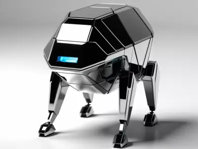 SciFi Quadruped Robot Walker 3D model