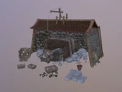  Gold Mine Level 10 3D model