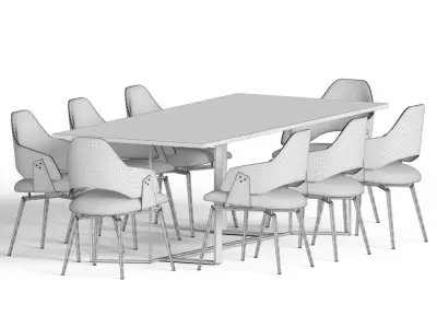 Dining Set 111 3D model