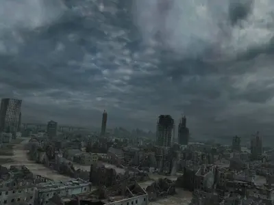  Ruined City Post Apocalyptic 