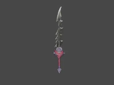 Zeloeman Sword A 29 Low-poly 3D model