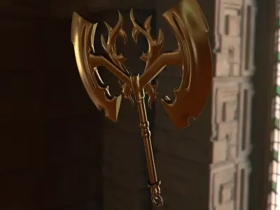 Heavy Axe Free 3D model
