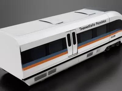 Transrapid TR08 Maglev Train 3D print model