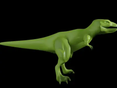 Lowpoly Tyrannosaurus Rex Free low-poly 3D model