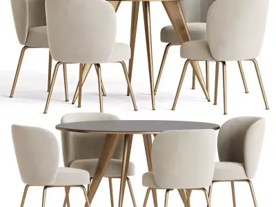 Dining Set 99 3D model