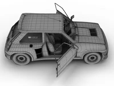 Renault 5 Turbo 3D model purchase