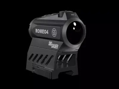 Sig Sauer Romeo 4 Reflex Sight Low-poly 3D model