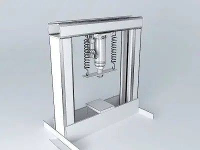 Manual hydraulic press 4 tons Free 3D model