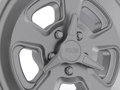 FOOSE FURY CONCAVE WHEEL 3D PRINT MODEL  3D print model