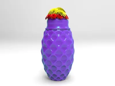 flower pot Free 3D model