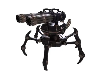 spidey Mech Low-poly 3D model