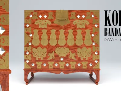 KOREAN BANDAJI CHEST 3D model