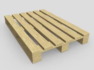 CC0 - Wood Palette Free low-poly 3D model