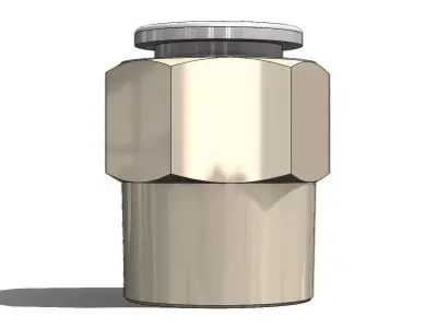 Conexao Rapida SMC KQ2H10 03AS Quick Connection 3D model