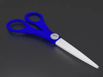 Scissor pair of scissors Free low-poly 3D model