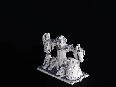 armor rack 3D print model