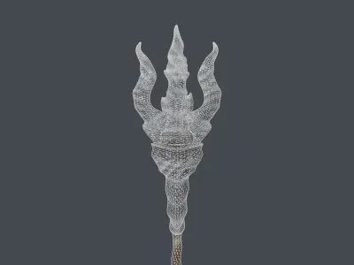 ARMR-001 Trident Low-poly 3D model
