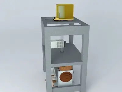 Gouy with power supply and scale Free 3D model