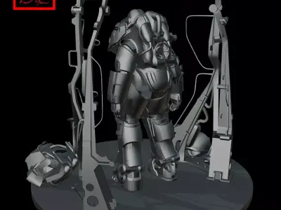 Fallout - Power Armor 3D model
