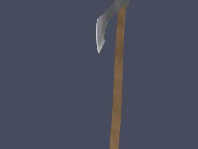 Low Poly Viking Axe Low-poly 3D model purchase