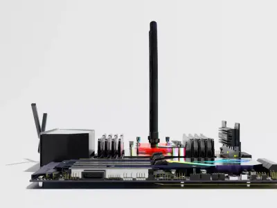 ASUS ROG- Mother-board 3D model