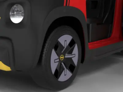 Opel Rock-e 2020  Fire  Service HQ interior 3D model