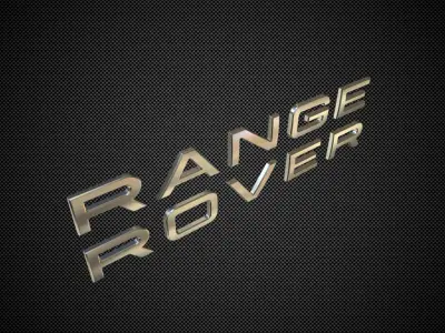 range rover logo 3D model