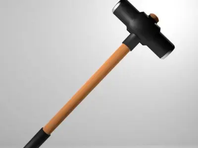 Civil Tool - Sledge Hammer 3D model