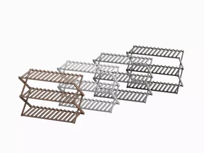 Modern Wooden Shoe Rack Pack