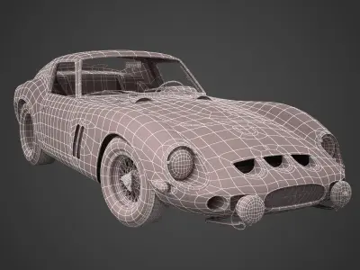 Ferrari 250 GTO - 3223GT - No Engine 3D model