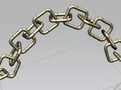 Chain Link Free 3D model by zoomy2k